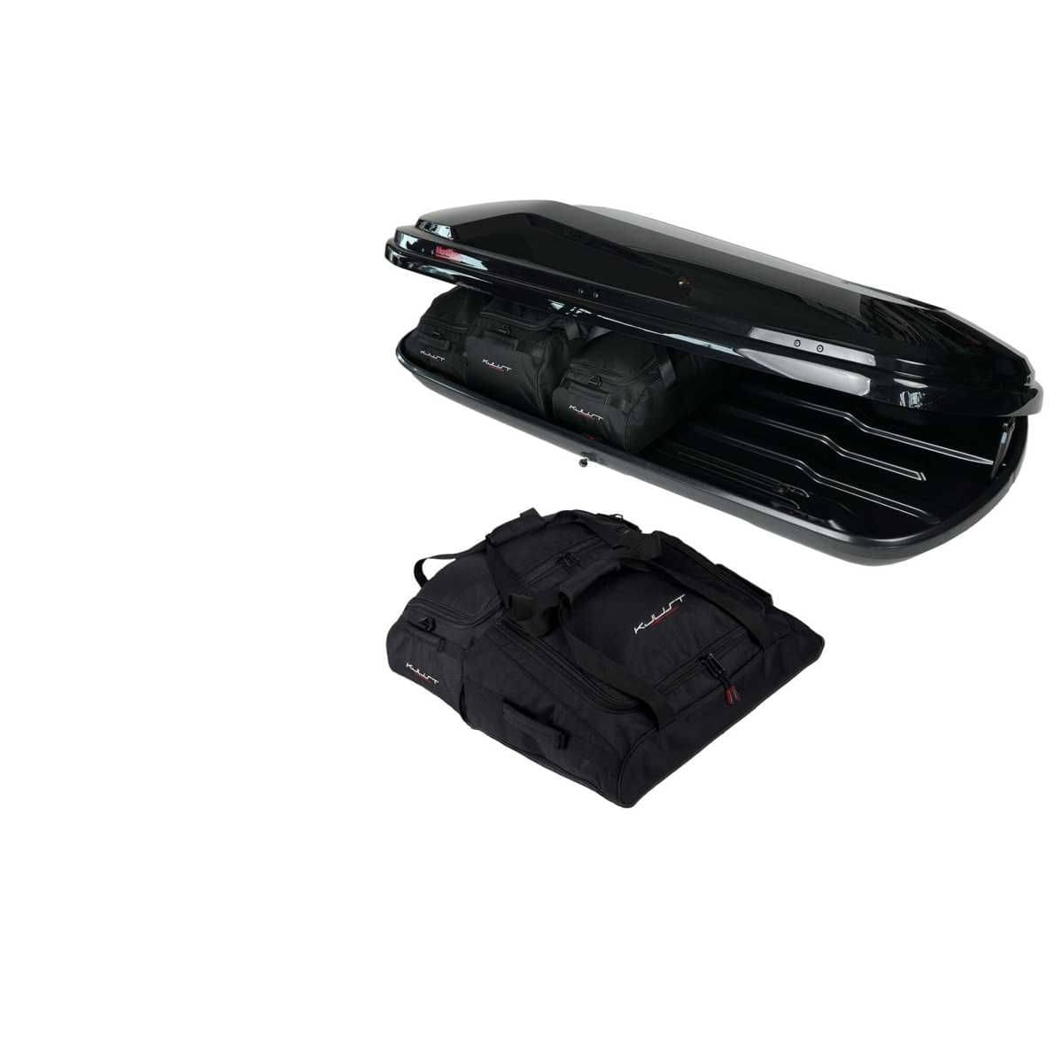 KJUST Dachboxen Taschen Set fuer Dachbox MONTBLANC ALTITUDE 450 5er-Set - 13174