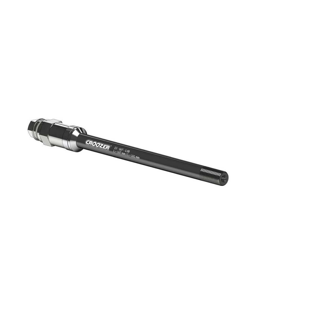 CROOZER Steckachsadapter Gewindesteigung 1.00 - Laenge 161-167 mm- Adapterkopf - 122530118