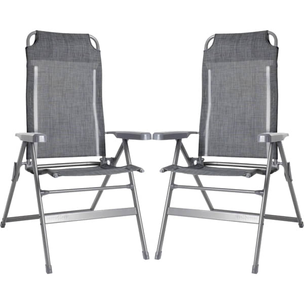 Set BRUNNER Aravel Klappsessel schwarz 0404065N.C67 2 Stuehle