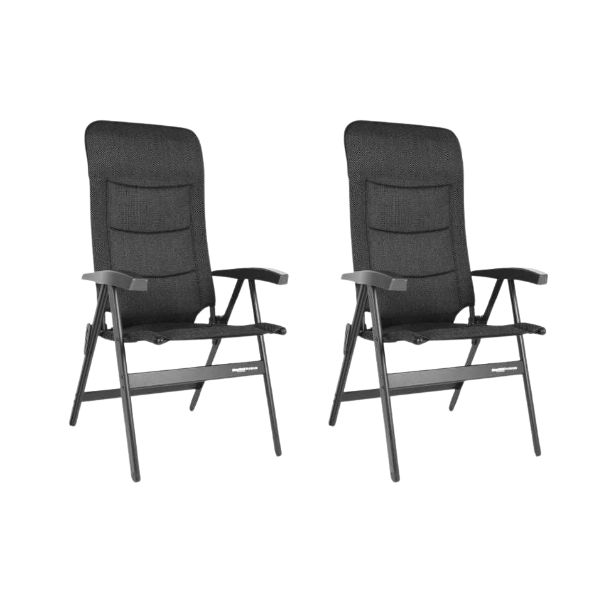 WESTFIELD Campingstuhl Noblesse brown melange 2er-Set - 101-101 BM