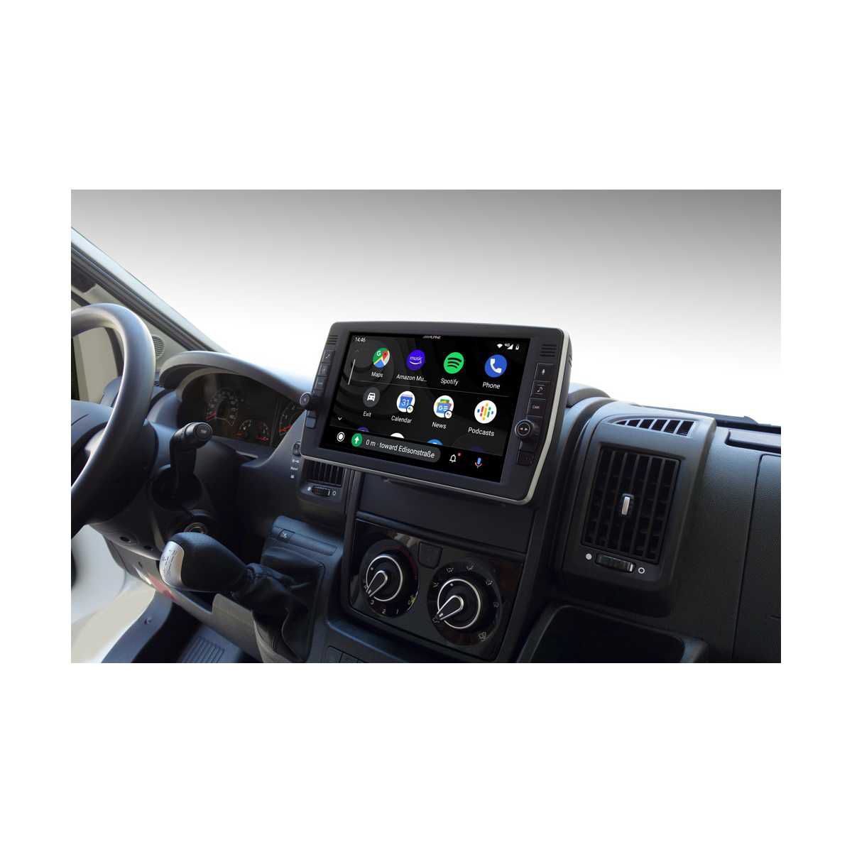 ALPINE Digital-Media-Station schwenkbar Fiat Ducato Bj. 2006-2021 X903D-DU2