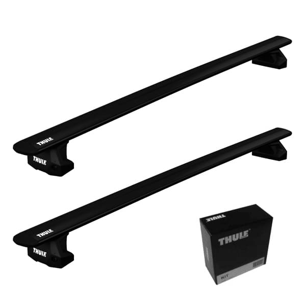 Dachträger Peugeot Rifter 5-T MPV 19- Fixpkt. THULE Alu Evo B Kompletter Thule Dachtraeger Evo mit WingBar Evo Aluschienenprofilen