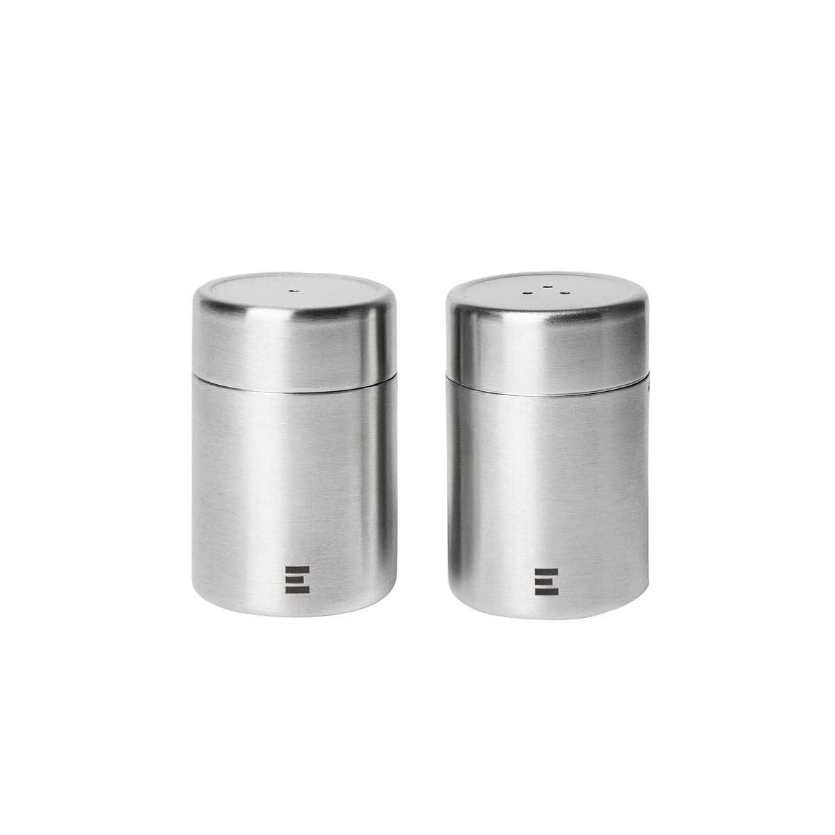 LAYZEE Gewuerzdosen Salt - Pepper 2er-Set Edelstahl - KI-ZU-SAP