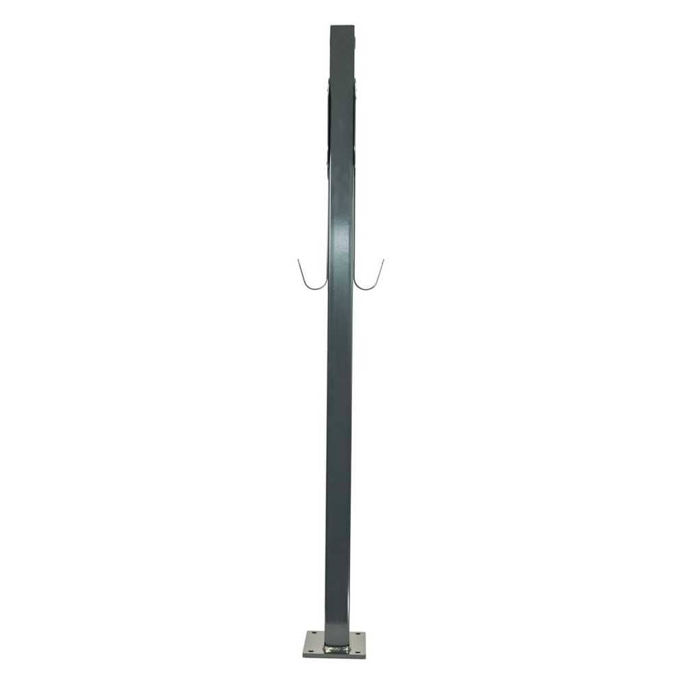 go-e Twin Standfuss MB anthrazit mit Kabelhalterung fuer go-e Charger Gemini - CH-20-20-03