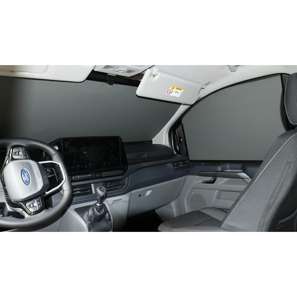 REMIS REMifront VI Verduistering Ford Tourneo Custom V710 / VW Transporter vanaf bouwjaar 2024, Compleet set REMIS REMifront VI Verdunklung Ford Tourneo Custom V710 - VW Transporter ab Bj. 2024- Komplett-Set - 10085731