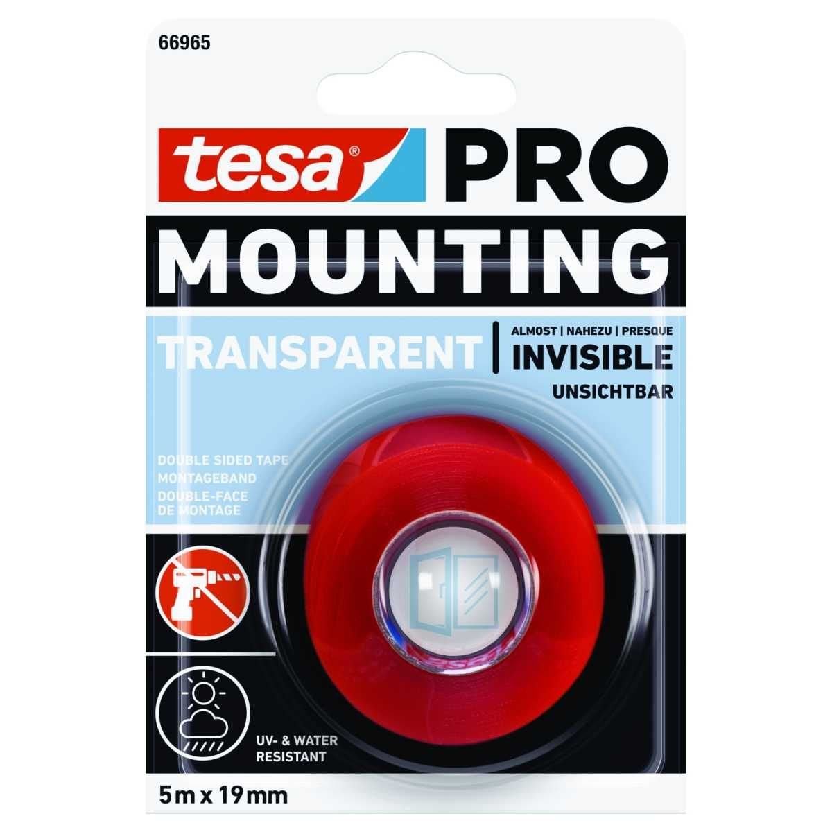 TESA Klebeband PRO Mounting transparent 500-19 - 66965-00001-00