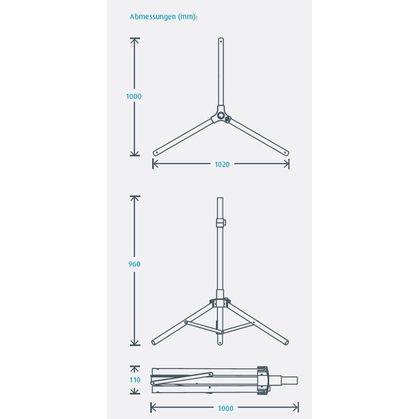 MAXVIEW Classic Sat Stativ 50252