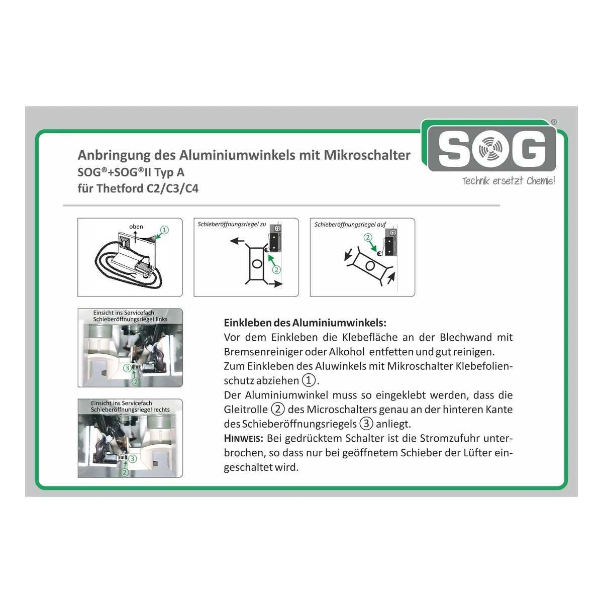 SOG Ersatzteil Mikroschalterset Typ A-B fuer Thetford C2-C3-C4 und C200 528 550 0