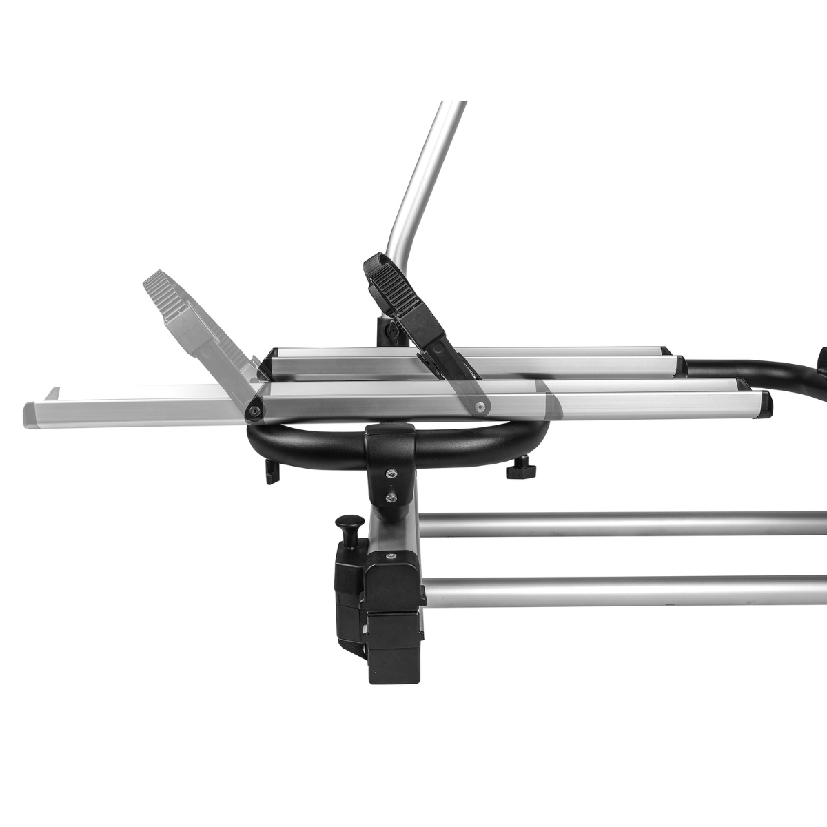 EUFAB ENDURO Deichsel-Fahrradtraeger BS260 Short Silber- ausziehbar- 11770 - 11770