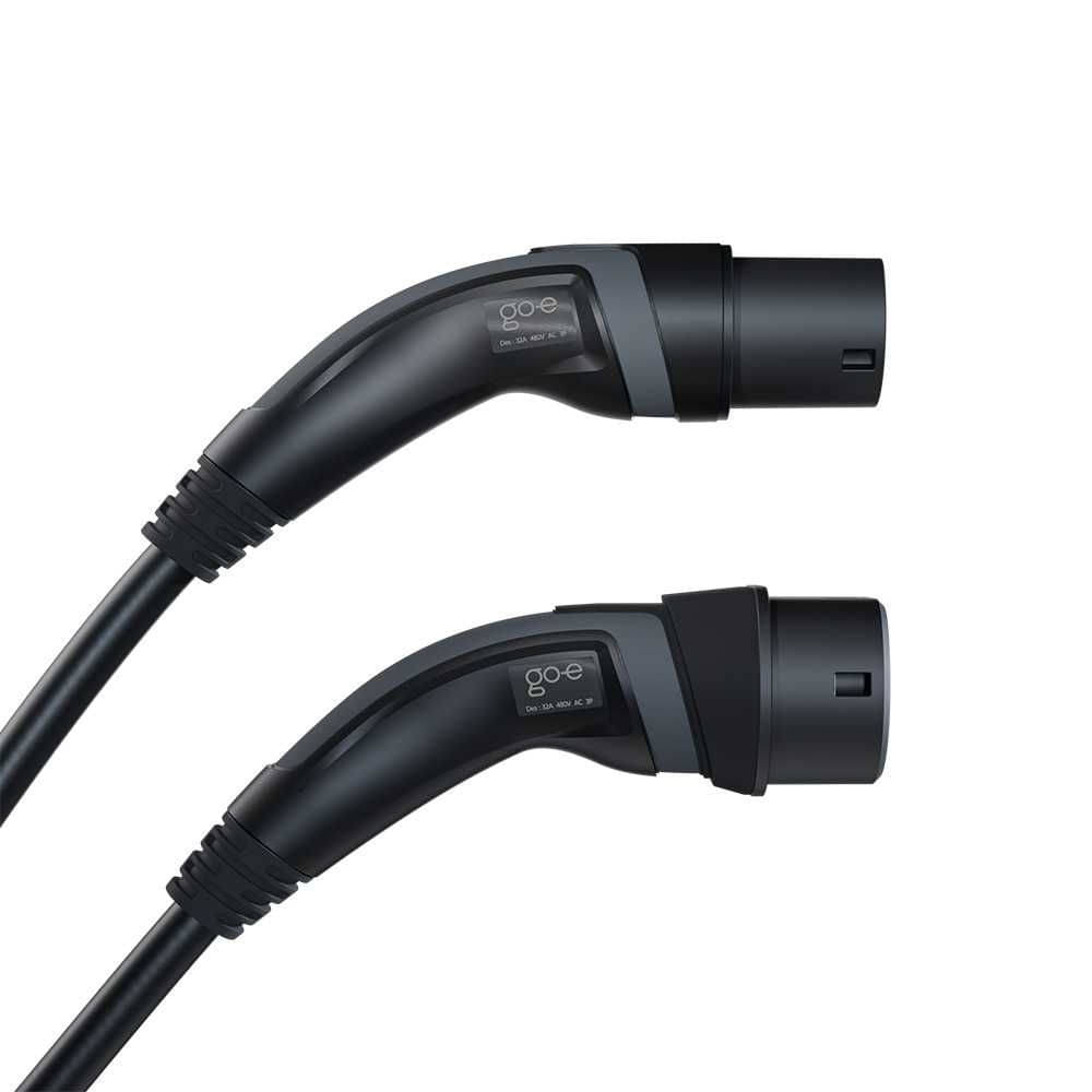 go-e Ladekabel Typ 2 Black Edition bis 22 kW- Laenge 7-5 m - CH-10-07-8
