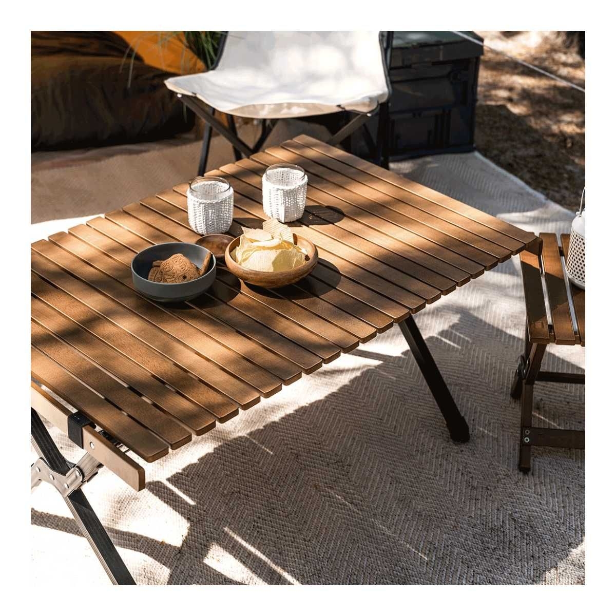 TRAVELLIFE IVER LOUNGE 90 Tisch Rolltisch walnut - 2129320