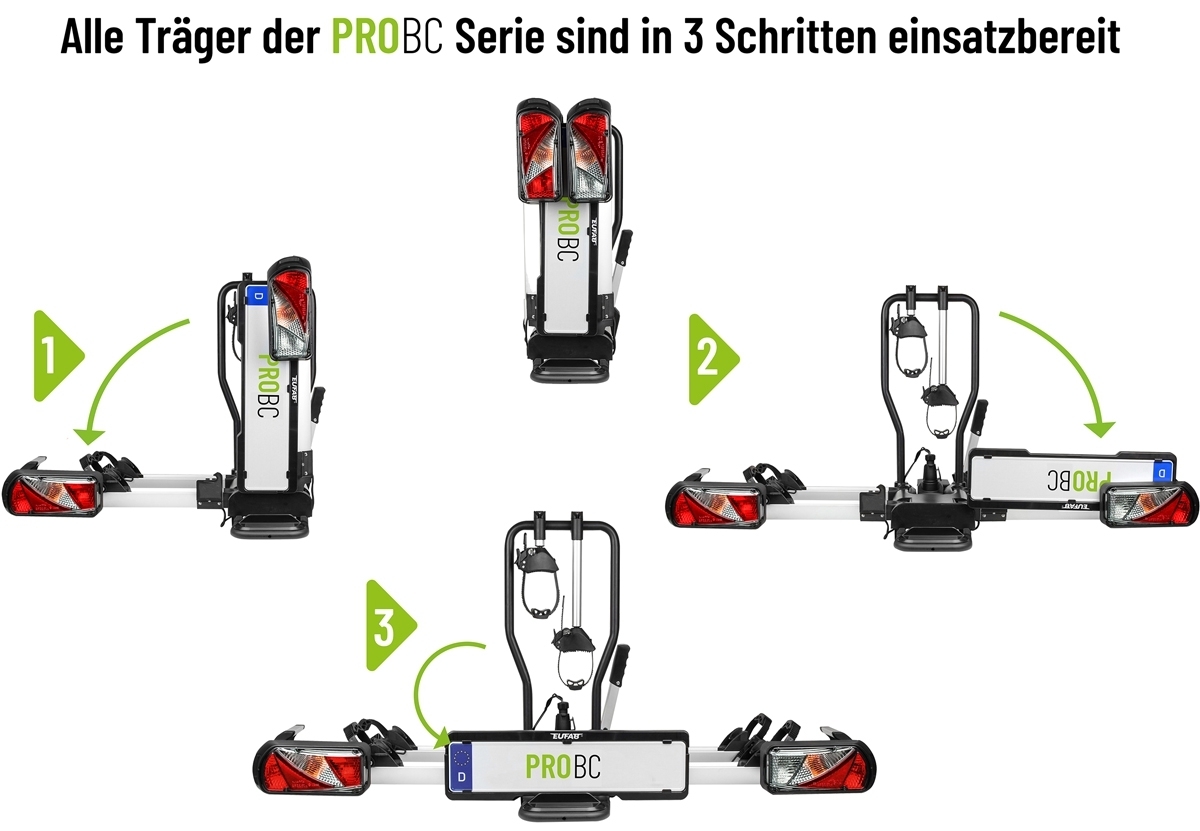 Fahrradtraeger EUFAB PROBC 2 11600 fuer 2 Fahrraeder