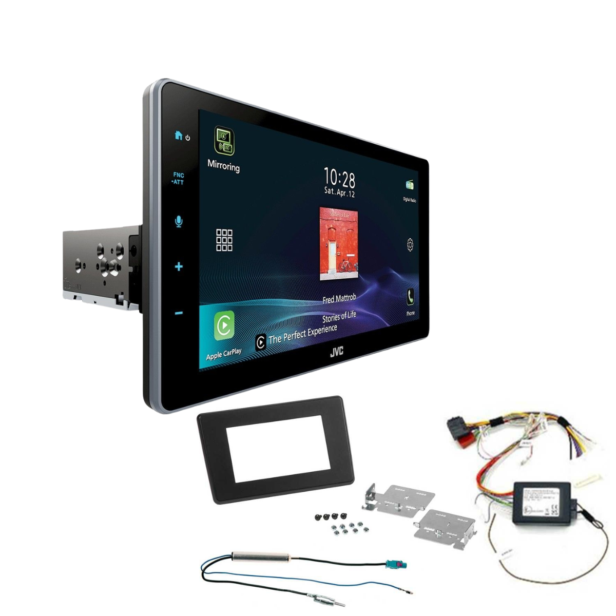 JVC KW-Z900DBW inkl. Installations-Kit mit LFB für Renault Master ab Bj. 2020 JVC KW-Z900DBW inkl- Installations-Kit mit LFB fuer Renault Master ab Bj. 2020 - KW-Z900DBW KITRENPROFB