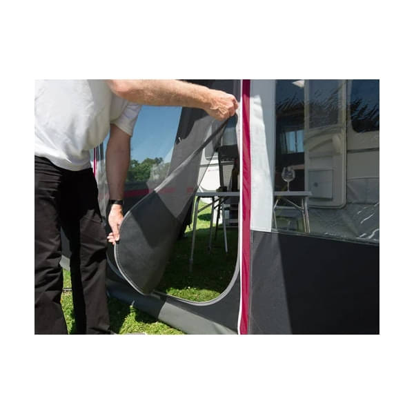 DWT aufblasbares Wohnwagen-Teilzelt Bella Air HQ 340 x 280 cm Anbauhoehe 235-250 cm - 1711060