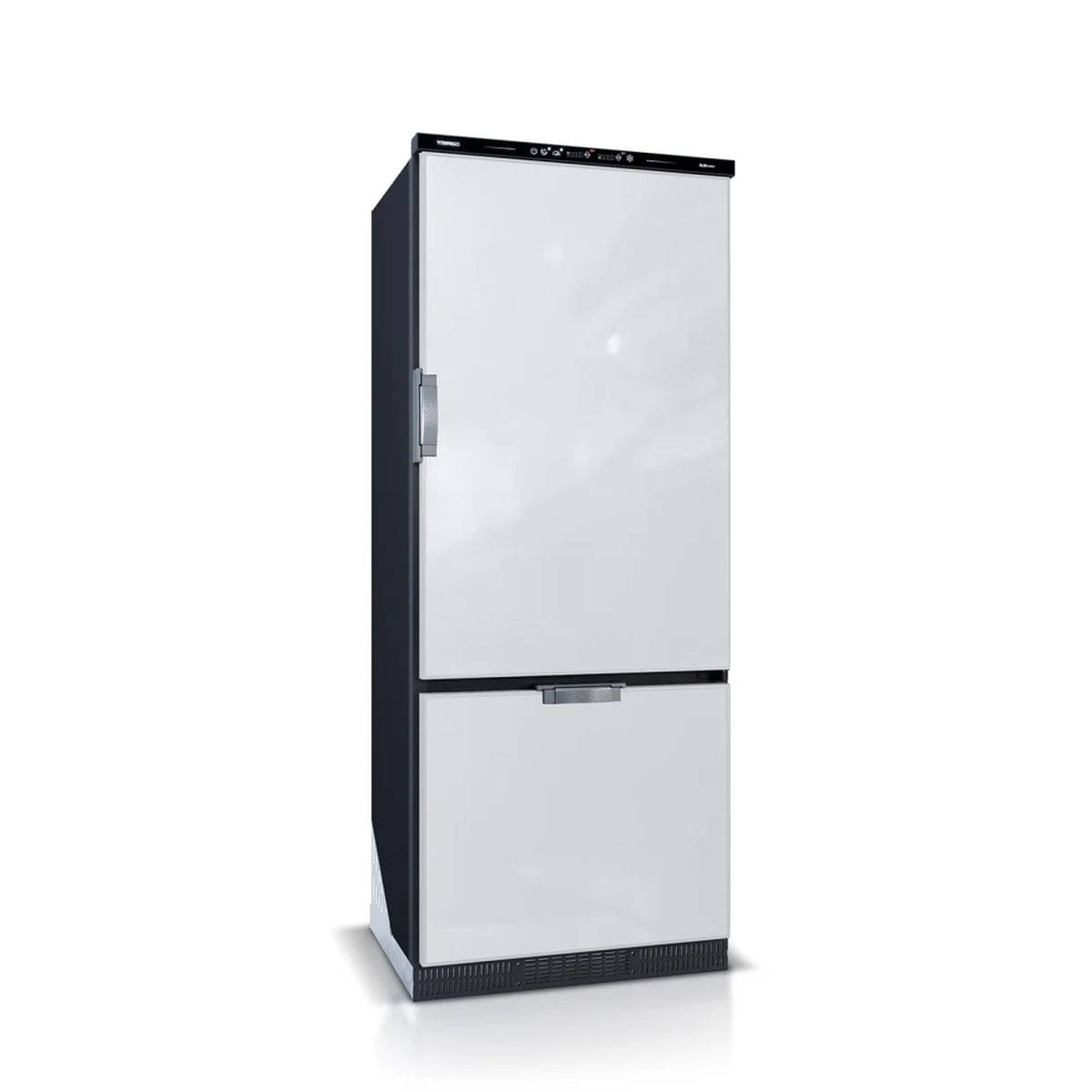 VITRIFRIGO Kompressor-Kuehlschrank Slim C250 CHR 12-24 V 250 L Hellgrau glaenzend