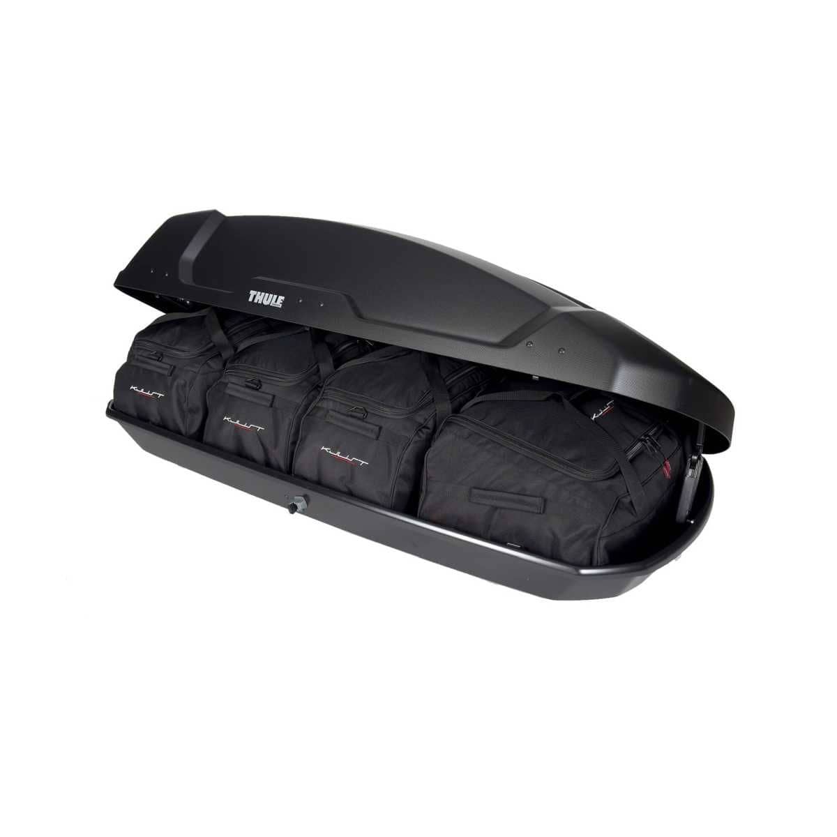 KJUST Dachboxen Taschen Set fuer Dachbox THULE FORCE XT M 4er-Set - 13150