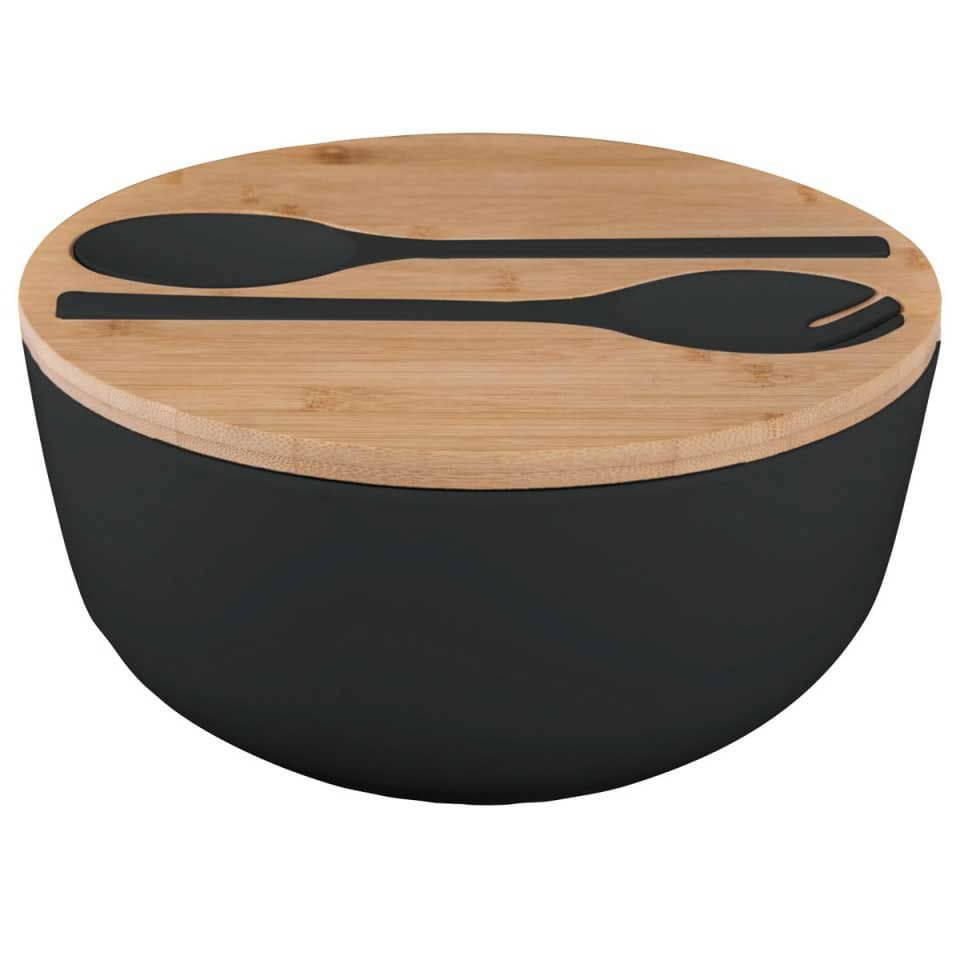 BRUNNER GREENKICK Salatschuessel schwarz ø 25 cm - 0830044N.C1M