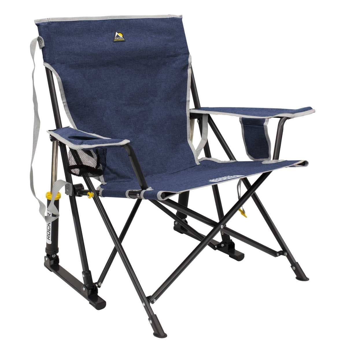GCI faltbarer Schaukelstuhl Kickback Rocker Heathered Indigo - geprüfte B-Ware GCI faltbarer Schaukelstuhl Kickback Rocker Heathered Indigo - 410145