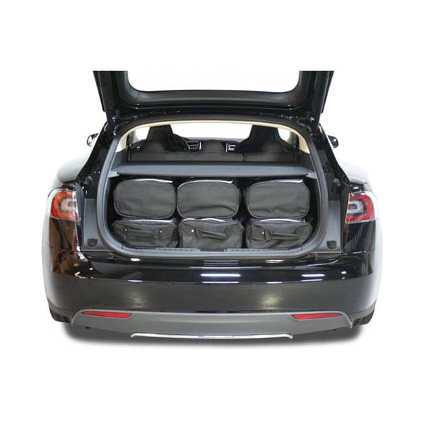 Car Bags T20101S TESLA Model S 5-Tuerer Bj- 12- Reisetaschen Set- Auf Ihr Auto massgeschneidert- Das Original