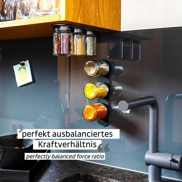 SILWY Feinkost Magnetglaeser BLACK - CLASSY -192 ml- FM-192-BCS-SM