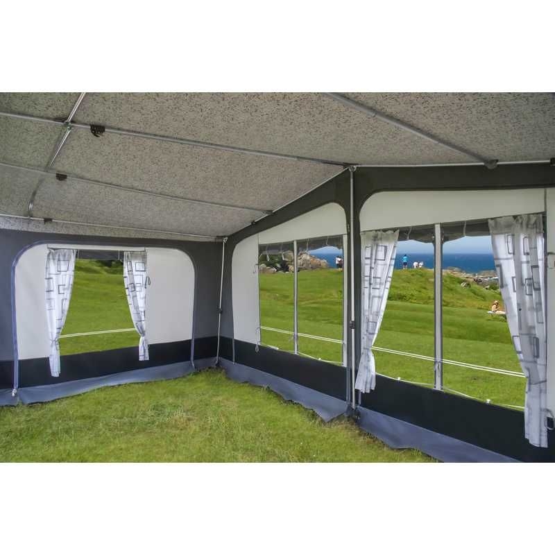 REIMO TENT Wohnwagenvorzelt PALERMO Gr.16 Alu-Gestaenge Umlaufmass 1026-1050 cm Tiefe 300 - 9363848