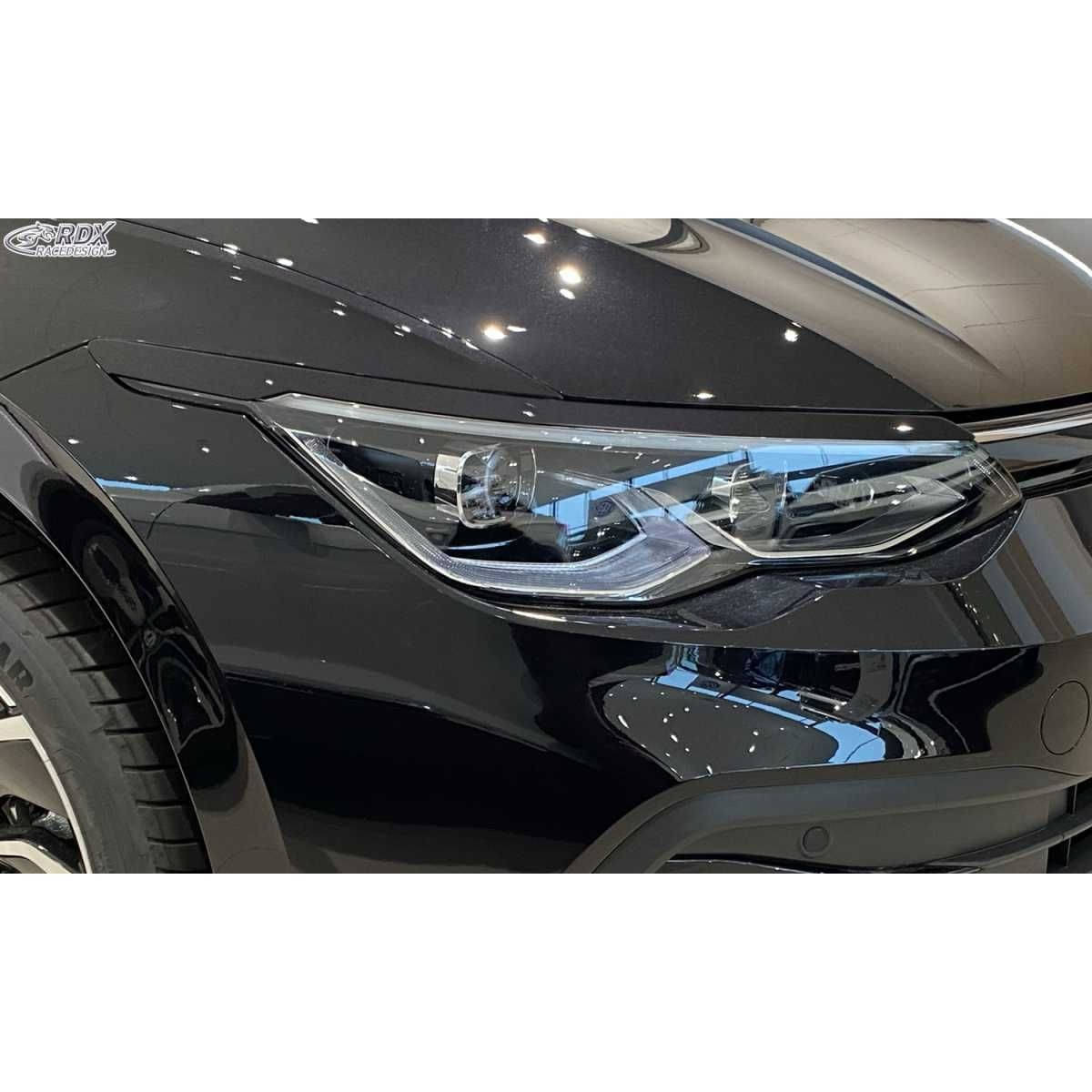 RDX Racedesign Scheinwerferblenden Boeser Blick fuer VW Golf 8 CD-CDV ab Bj. 2019 - RDSB178