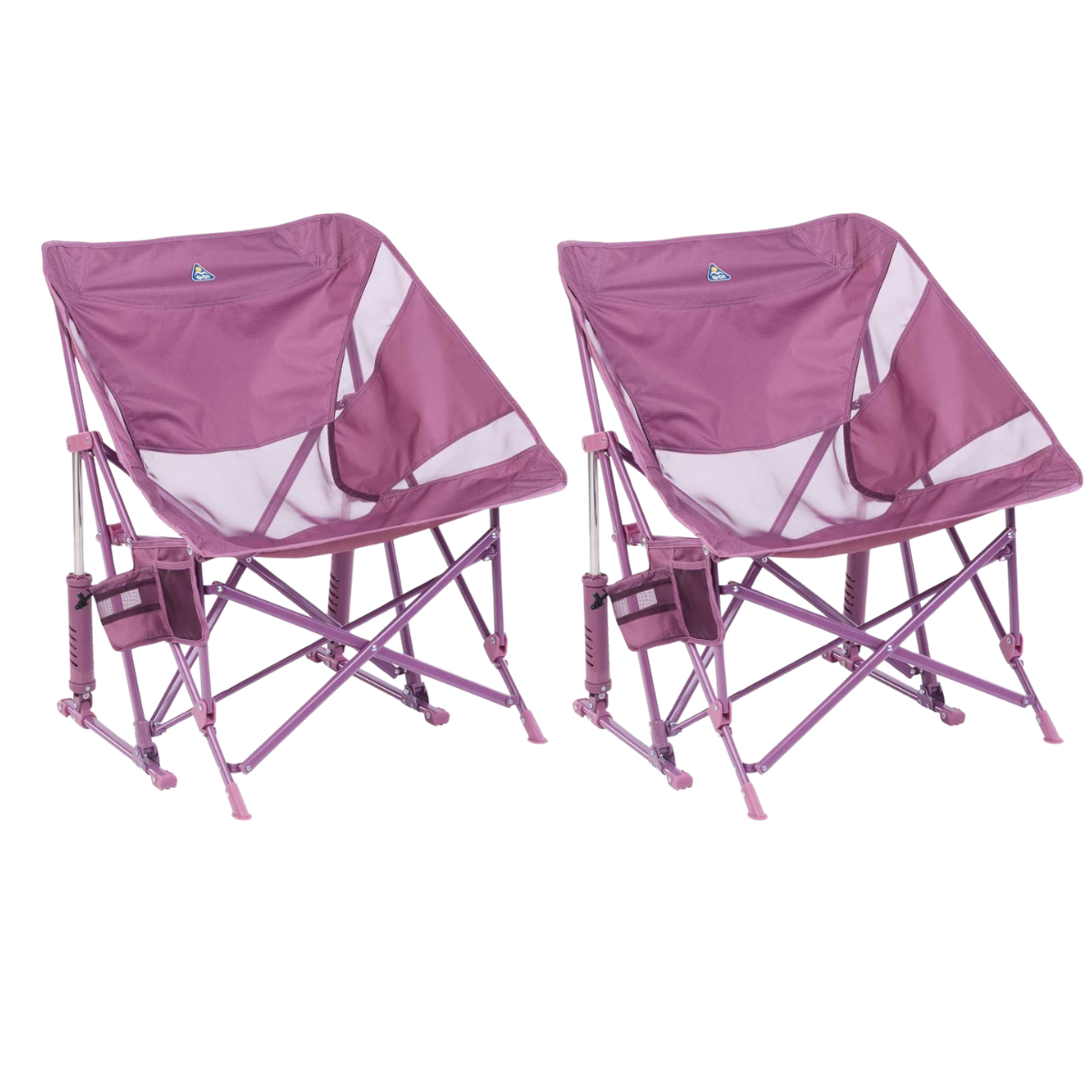 Set GCI faltbarer Schaukelstuhl Pod Rocker Elite Pastel Amethyst 2 Stuehle - 431353