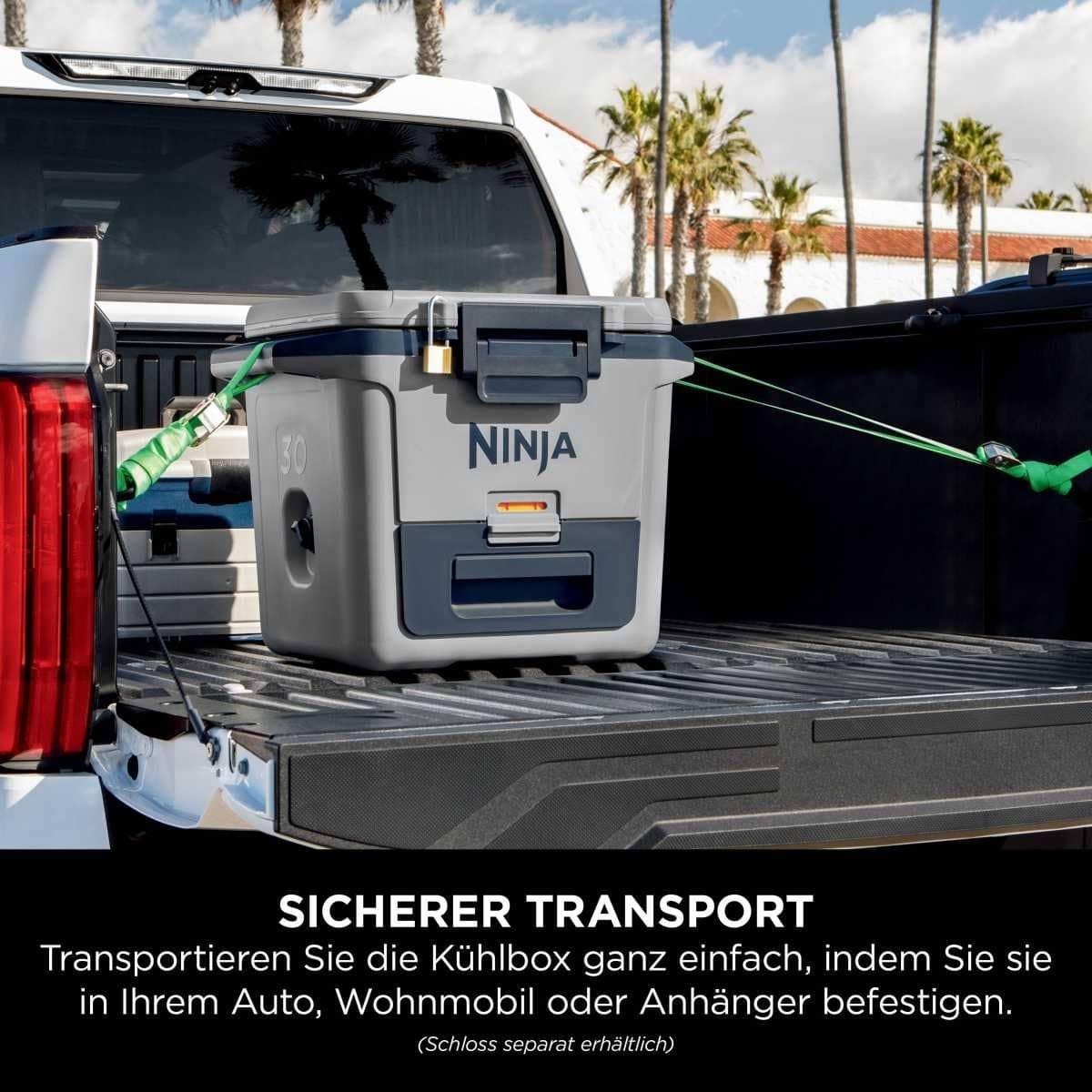 NINJA FrostVault 28L Kuehlbox mit Trockenzone- Schiefergrau - FB131EUGY