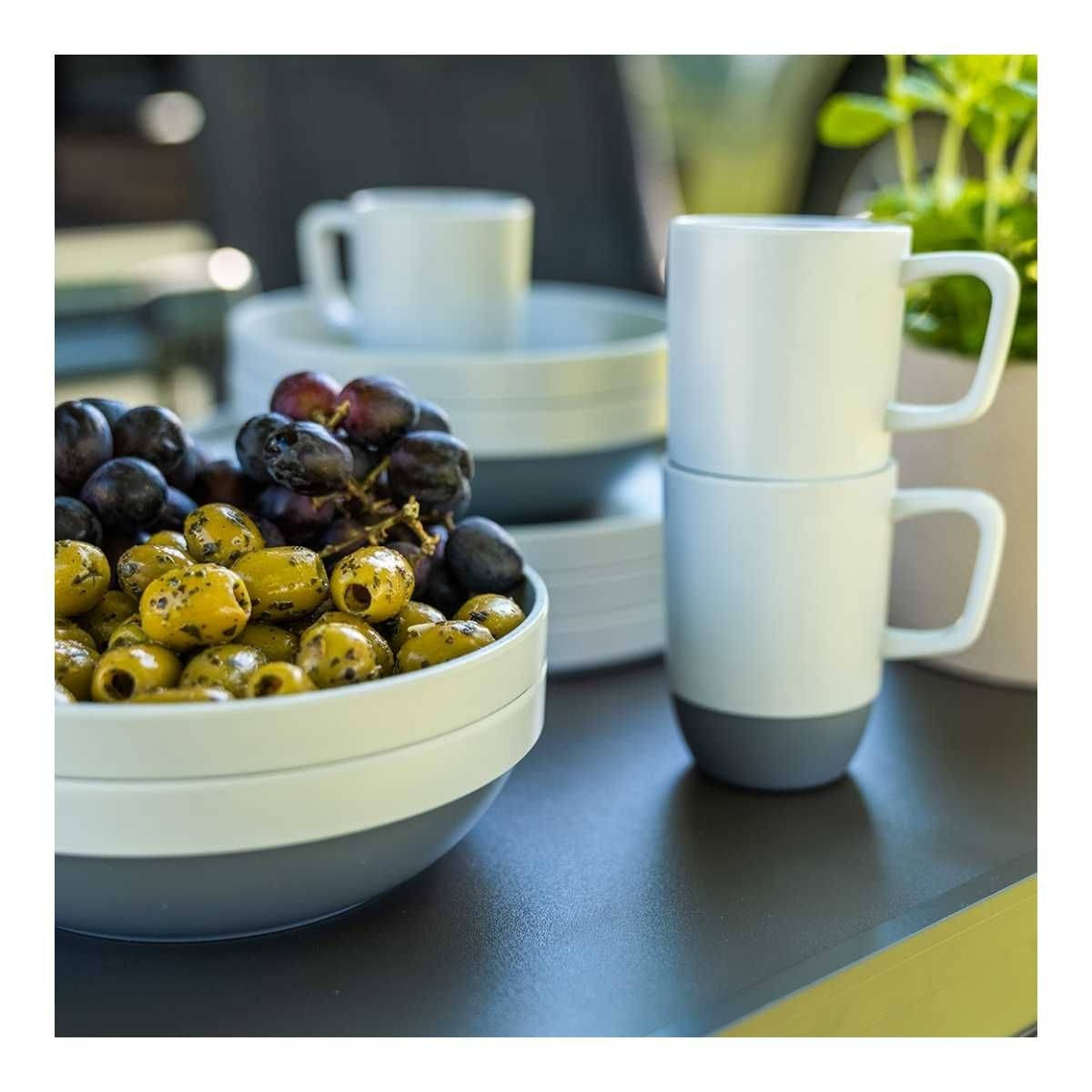 TRAVELLIFE VITA Geschirrset grey 12-tlg. - 1191440