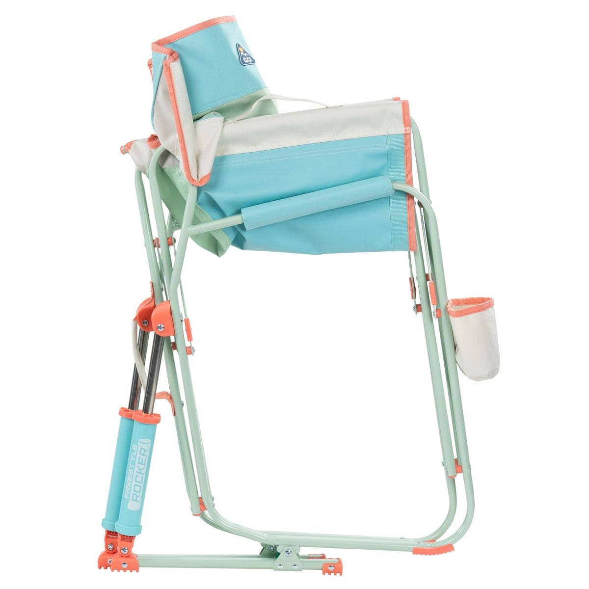 GCI faltbarer Schaukelstuhl Freestyle Rocker Ivory Color Block - 370496