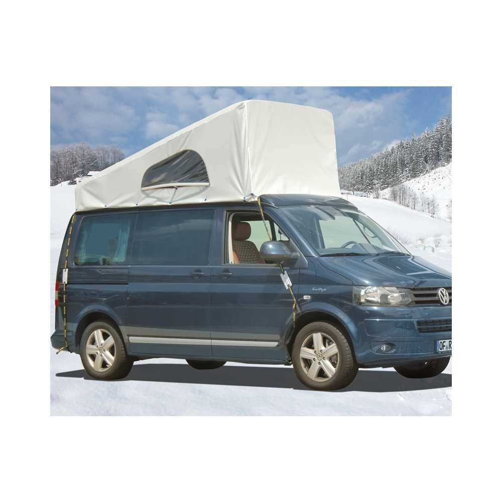 CARBEST Klimaschutzhaube Schlafdach VW T5-T6-T6.1 lang- EasyFit-Dach vorne hoch - 373940