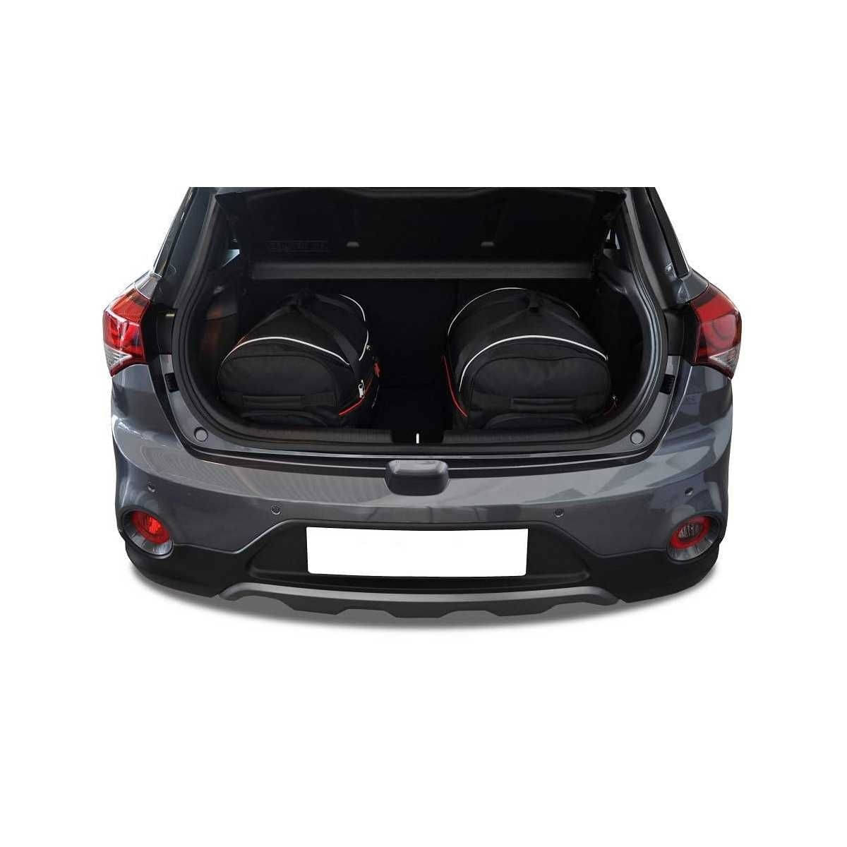 KJUST Kofferraum Taschen Set fuer HYUNDAI i20 Bj. 2014-2020 3er-Set - 7018015