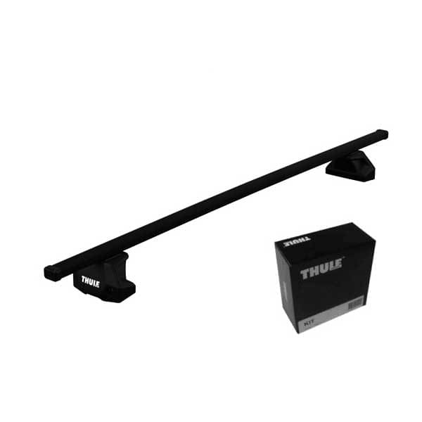 Dritter Thule Dachtraeger Evo mit SquareBar Stahl Vierkantprofilen