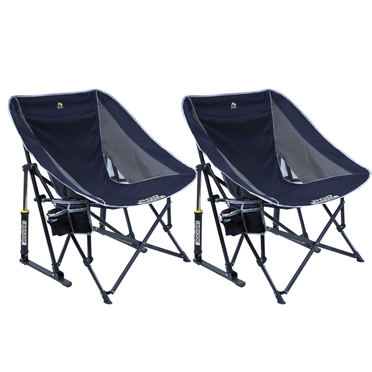 Set GCI faltbarer Schaukelstuhl Pod Rocker Indigo Blue 2 Stuehle - 37460
