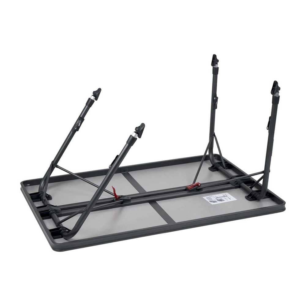 CRESPO Campingtisch Sevilla AP-272 120 x 80 cm schwarz - 1151400