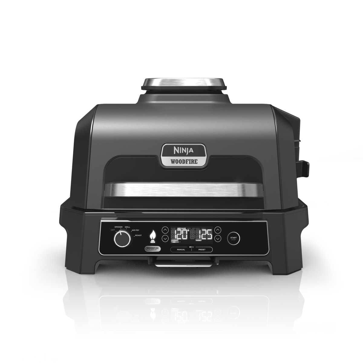 NINJA Woodfire Pro XL - Elektrischer Outdoor Grill & Smoker mit Smart Cook System NINJA Woodfire Pro XL - Elektrischer Outdoor Grill - Smoker mit Smart Cook System - OG850EU