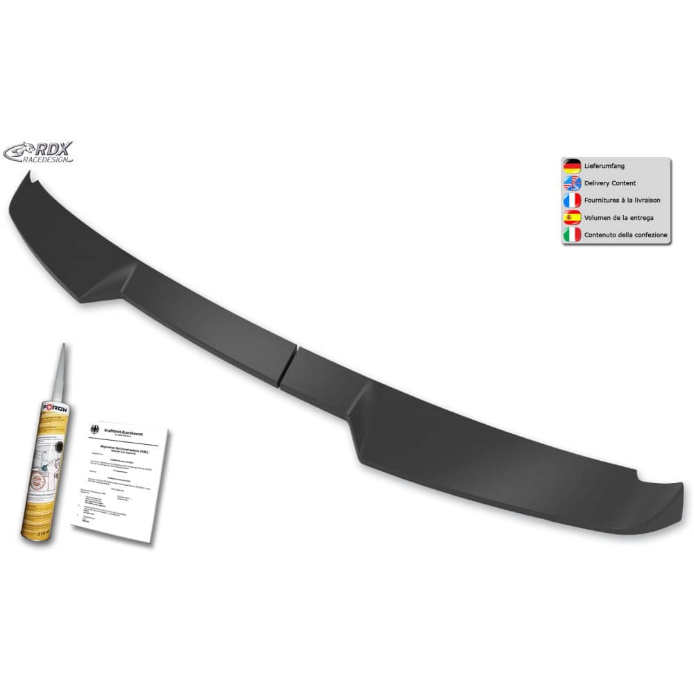RDX Dachspoiler VW Caddy SB 2K/2KN ab Bj. 2020 / FORD Tourneo Connect SK/SKN ab Bj. 2022 Flügeltüren RDX Dachspoiler VW Caddy SB 2K-2KN ab Bj- 2020 - FORD Tourneo Connect SK-SKN ab Bj. 2022 Fluegeltueren - RDDS161