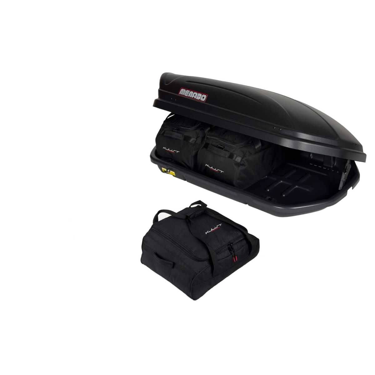 KJUST Dachboxen Taschen Set fuer Dachbox MENABO MARATHON 320 3er-Set - 13237