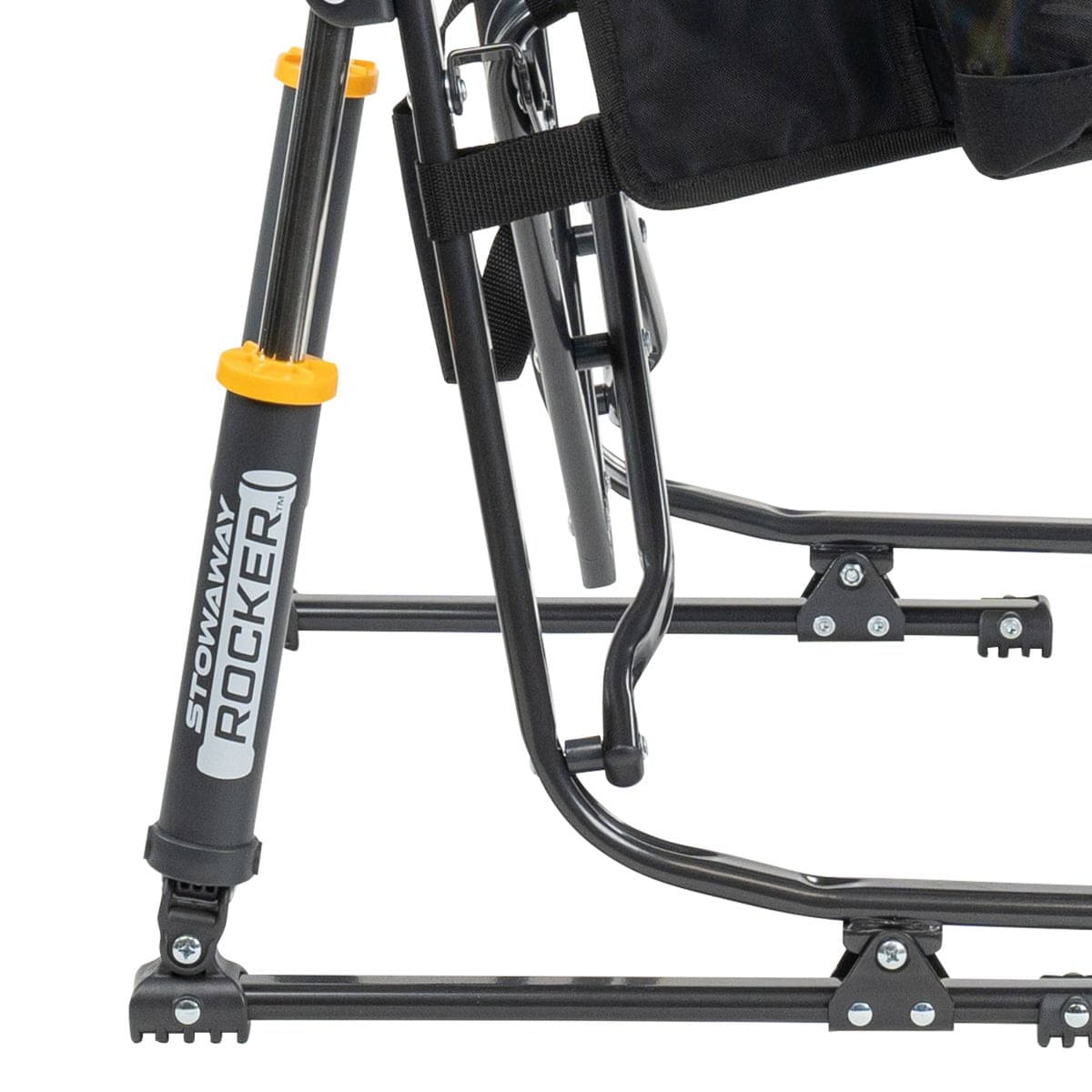 GCI faltbarer Schaukelstuhl Stowaway Rocker Black - 37810