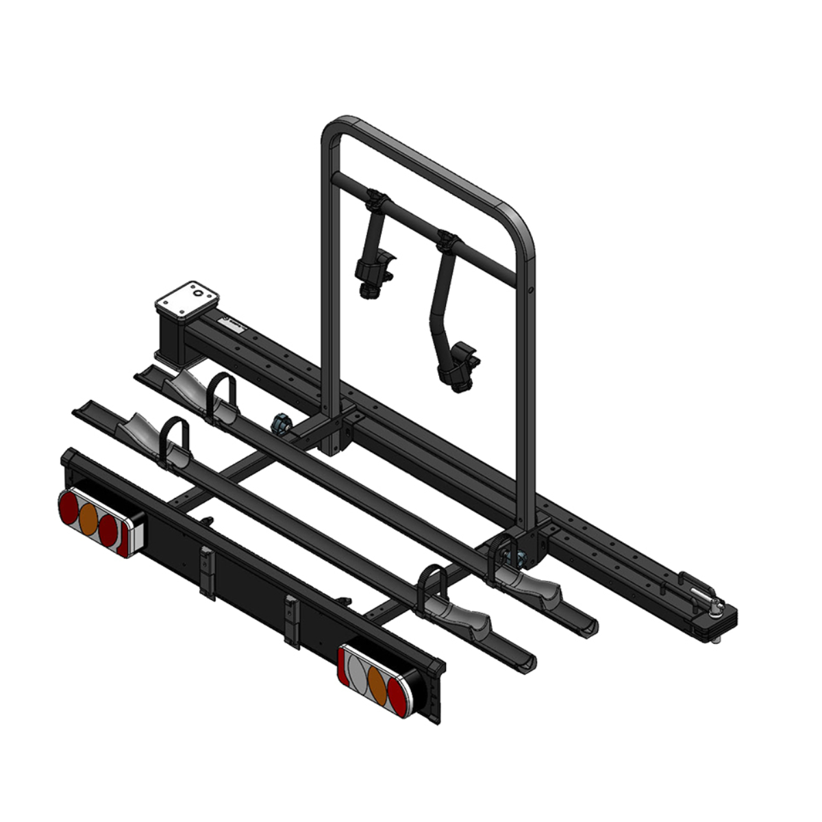 ENDURO Fahrradtraeger SESAMO mit Schwingmechanismus- Black - 50400