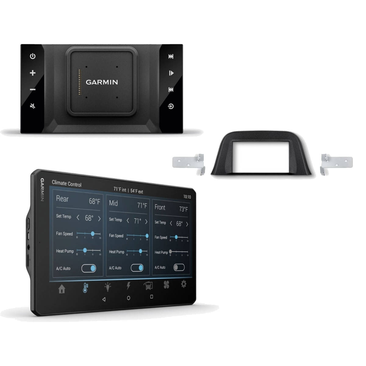 GARMIN VIEO RV52 mit 10 Zoll Display für Iveco Daily ab 2014 Komplettset GARMIN VIEO RV52 mit 10 Zoll Display fuer Iveco Daily ab 2014 - Dock- Bedienteil und Montagekit