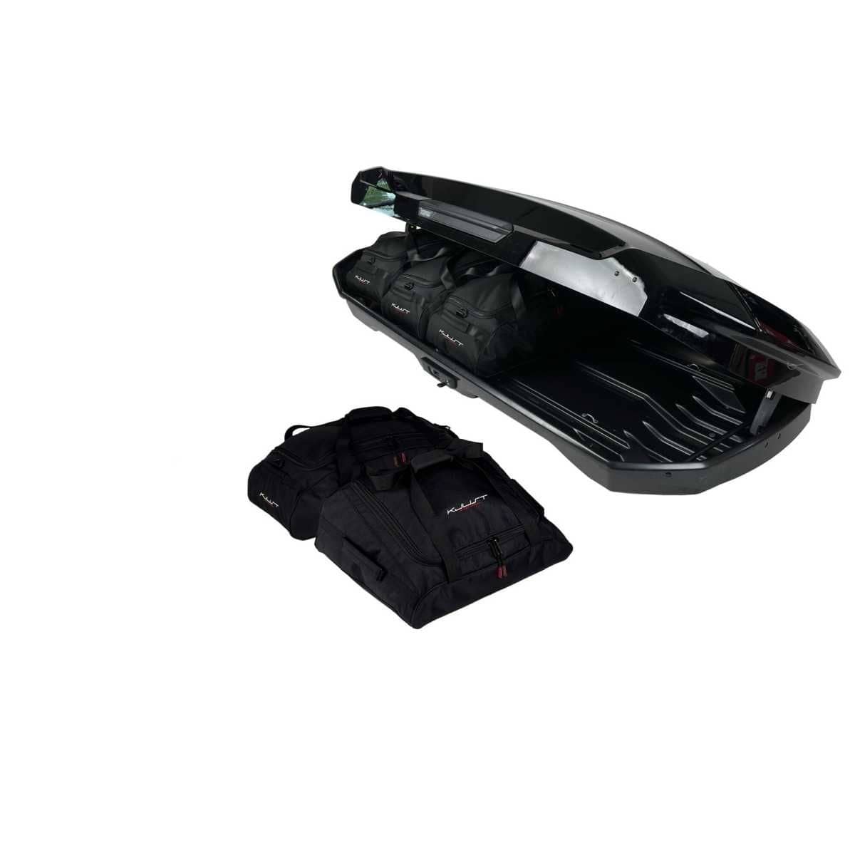 KJUST Dachboxen Taschen Set fuer Dachbox THULE MOTION 3 XL LOW 5er-Set - 13173