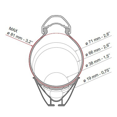 FIAMMA Carry-Bike VW T6 Fahrradtraeger fuer 3 Fahrraeder Modell 2023 02096-20-08831A01-98656M566