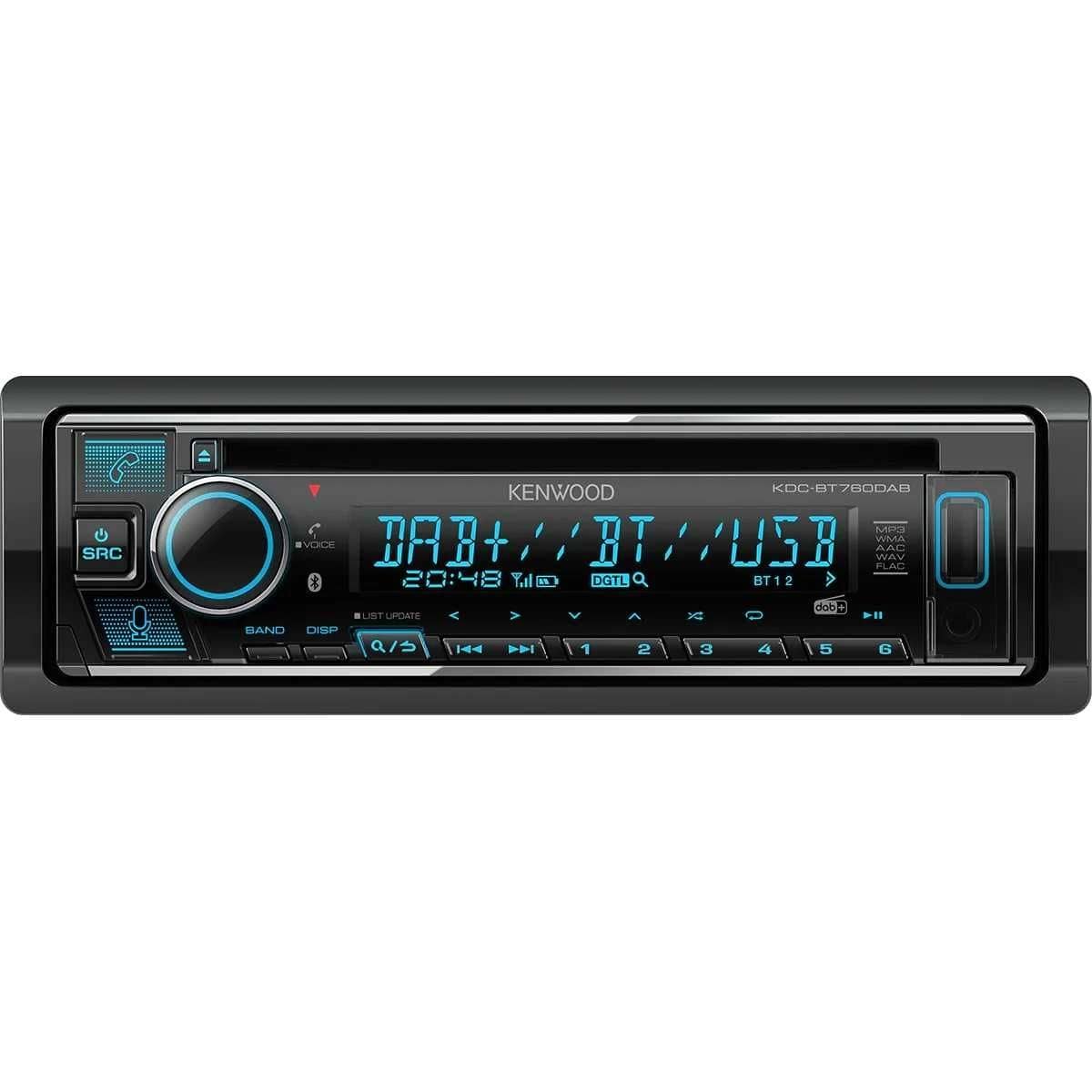 KENWOOD 1-DIN Autoradio mit CD-Laufwerk und umschaltbarer Beleuchtung KDC-BT760DAB KENWOOD 1-DIN Autoradio mit CD-Laufwerk und umschaltbarer Beleuchtung KDC-BT760DAB