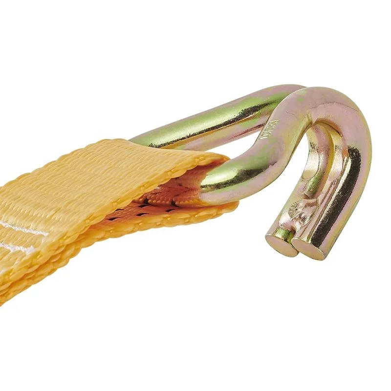 ProPlus Spanngurt Zurrgurt mit Ratsche und 2 Haken 8 m 38 mm Orange - 320264