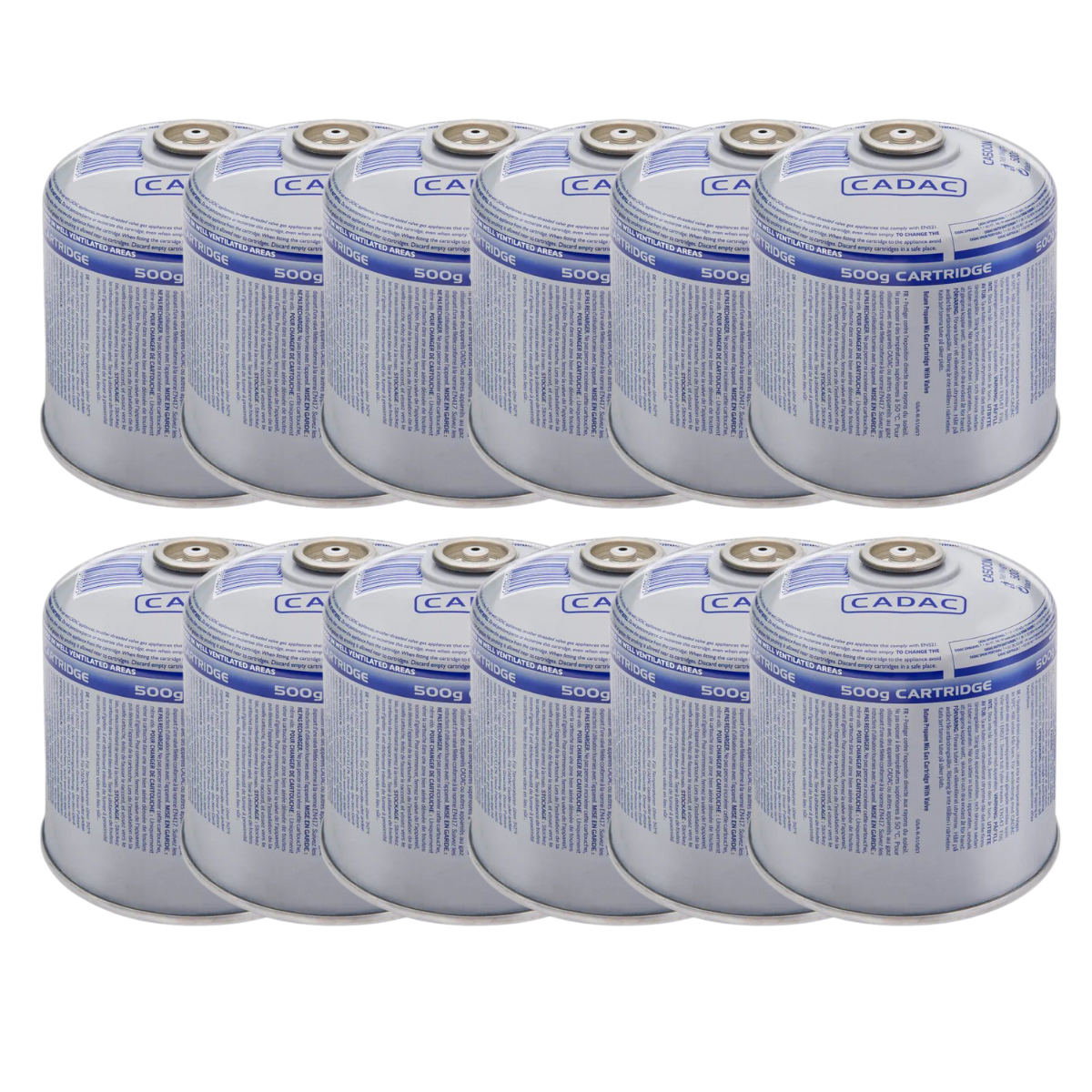 CADAC Schraubkartusche 500 g 12er Set