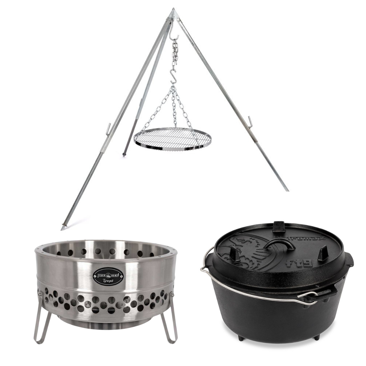 PETROMAX Tyropit Lagerfeuer Komplett - Set 1.0 PETROMAX Tyropit Lagerfeuer Komplett - Set 1.0 d1 h-grate50 tyropit ft9