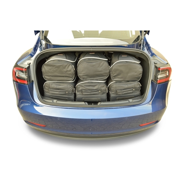 Car Bags T20401S TESLA Model 3 4-Tuerer Bj- 17- Reisetaschen Set- Auf Ihr Auto massgeschneidert- Das Original