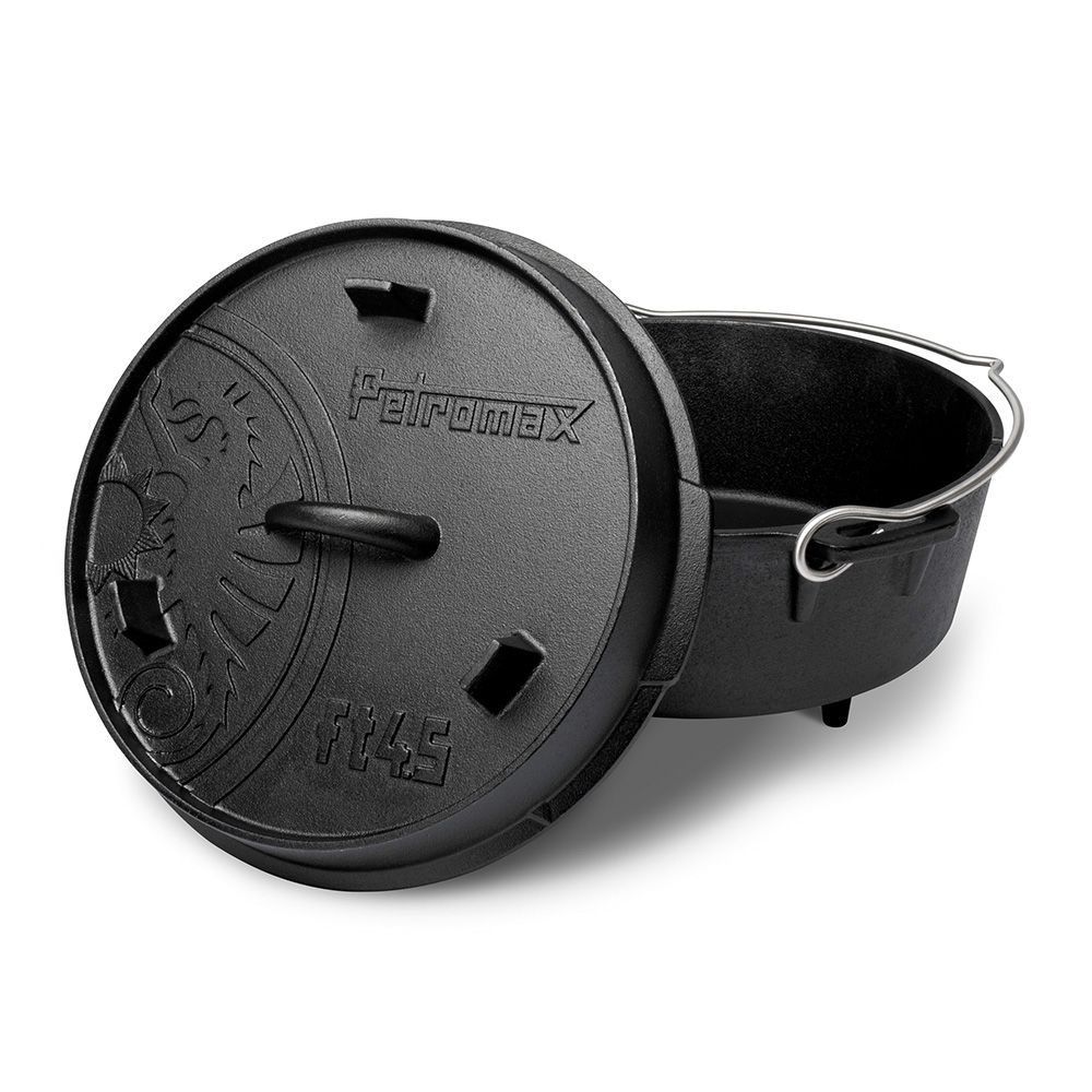 PETROMAX Feuertopf ft4-5 Dutch Oven mit Fuessen ft4.5