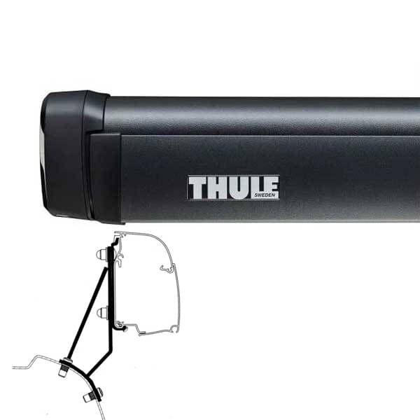 Markise THULE Omnistor 4200 Gehaeuse anthrazit 300 cm inkl. Adapter Ford Transit Custom V710 - 302822 302946